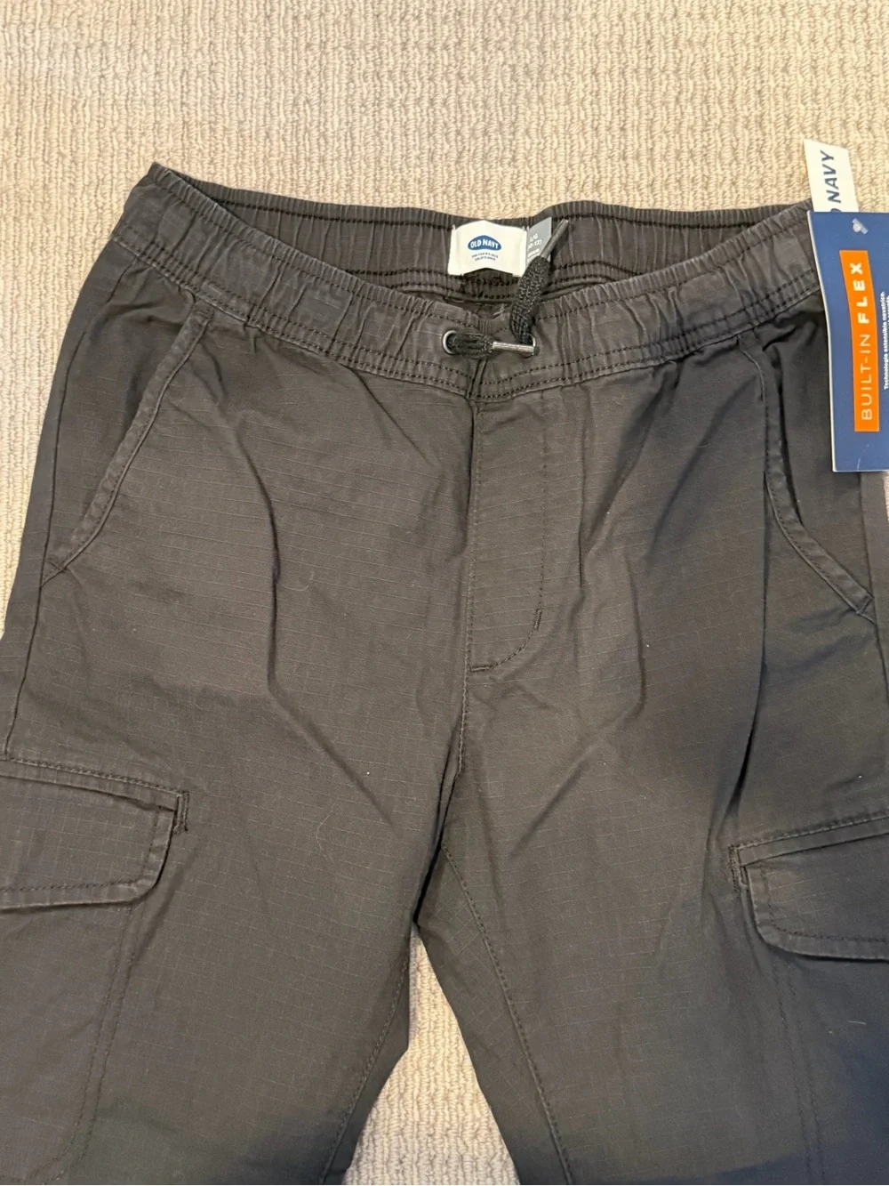 Old Navy Black Cargo Jogger Pants for Kids